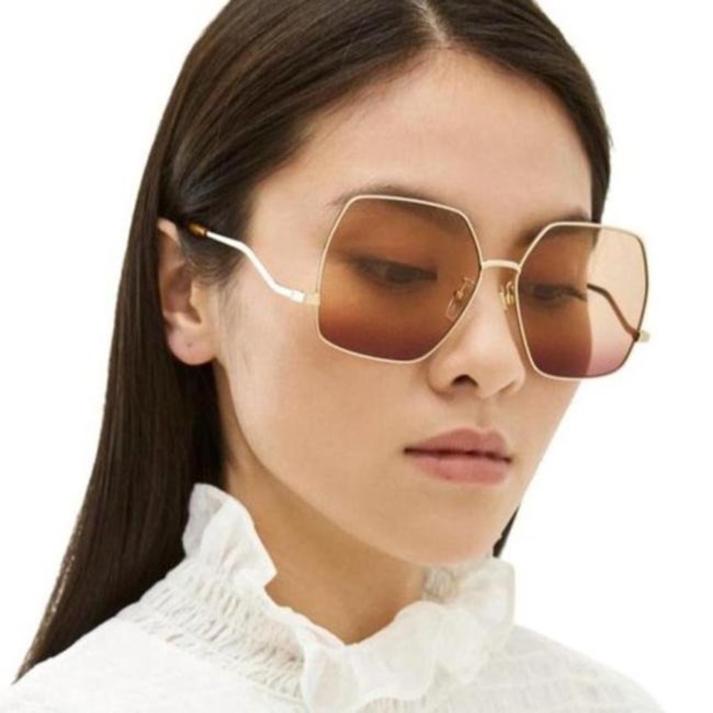 Gucci Gold/Pink Gg1005s 003 Gold/Pink Sunglasses